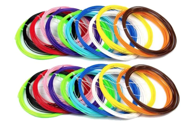 Set 20 Filamente pentru Creion 3D, 1.75 mm, 5 m/buc, Multicolore
